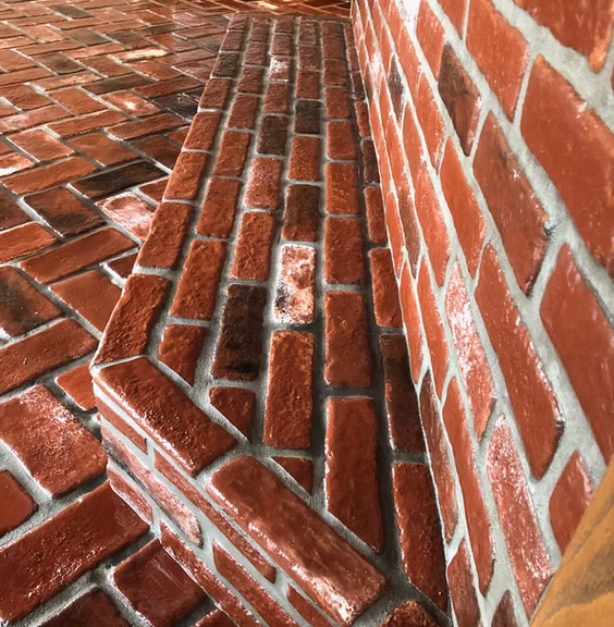 Patriot Pavers Gallery Image - The Look of Full Brick Without the Weight