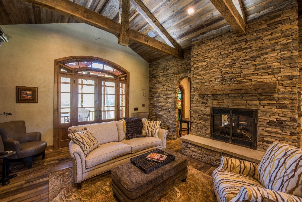 Bucks County - Ledge Stone Fireplace Centurion Gallery Image - The Beauty of Stone - Lighter, Stronger, and More Affordable