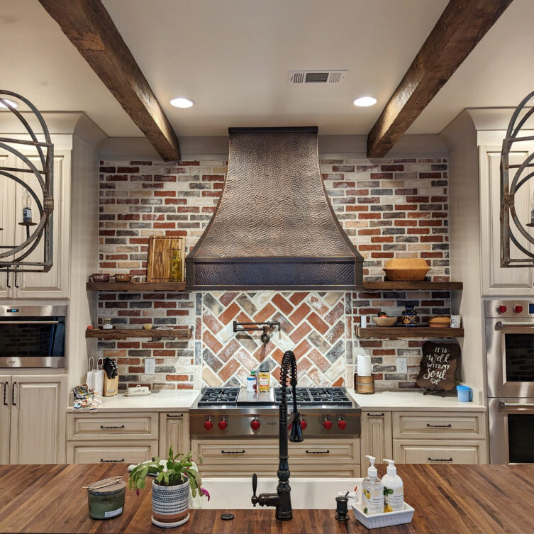 Patriot Pavers Kitchen Wall